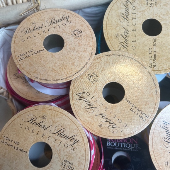 17 Rolls of Hobby Lobby Ribbon - Picture 2 of 7